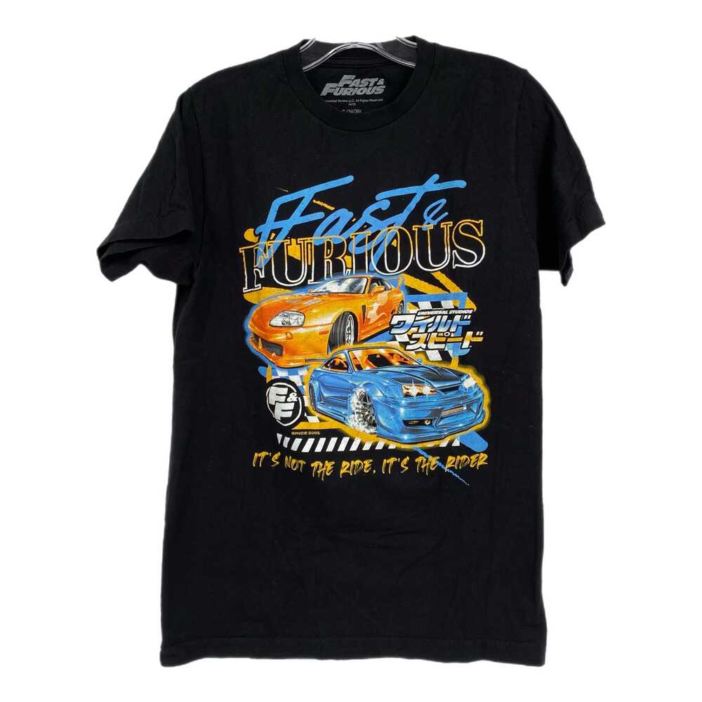 Fast & Furious Black Graphic T-Shirt | Classic Short Sleeve Style